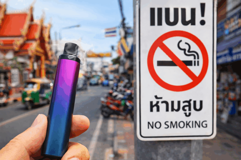 elektromos cigaretta es vape tilalom thaifoldi utazas alatt